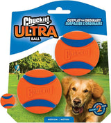 Balles flottantes en caoutchouc pour chien, 6 cm, lot de 2