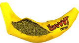 Banane à l'herbe à chat pour chat, jaune, 18 cm